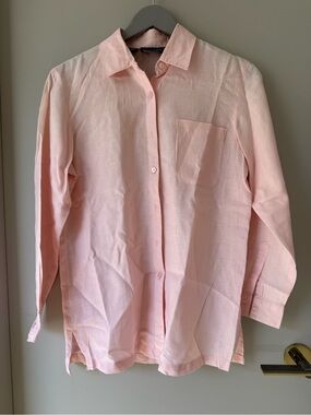 Wear Else Linen Butyon Down Shirt
